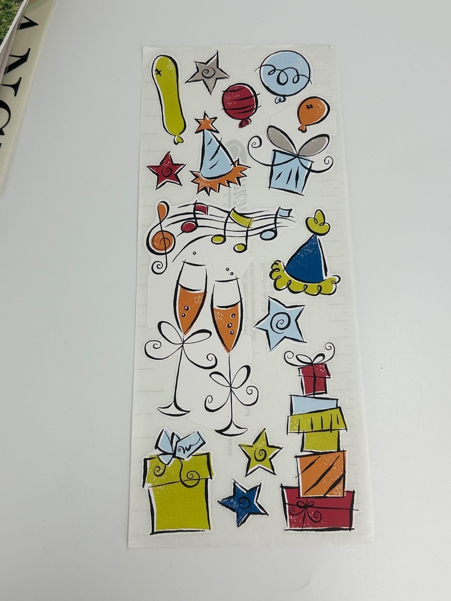 クリエイティブメモリーズ　スティッカー Creative Memories Stickers Celebration Theme 1 Sheet | eBay
