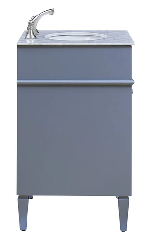 Elegant Decor 24 In. Single Bathroom Vanity Set In Grey - Picture 4 of 7