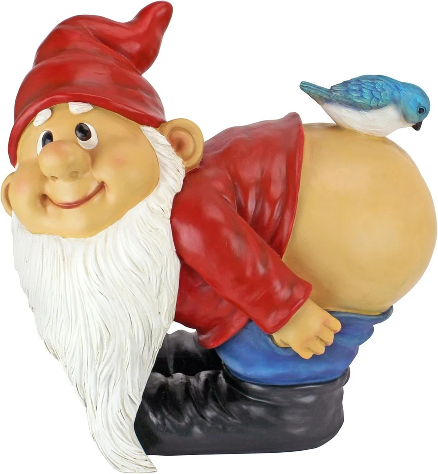 Naughty Gnome Garden Ornament - Image 3 of 4