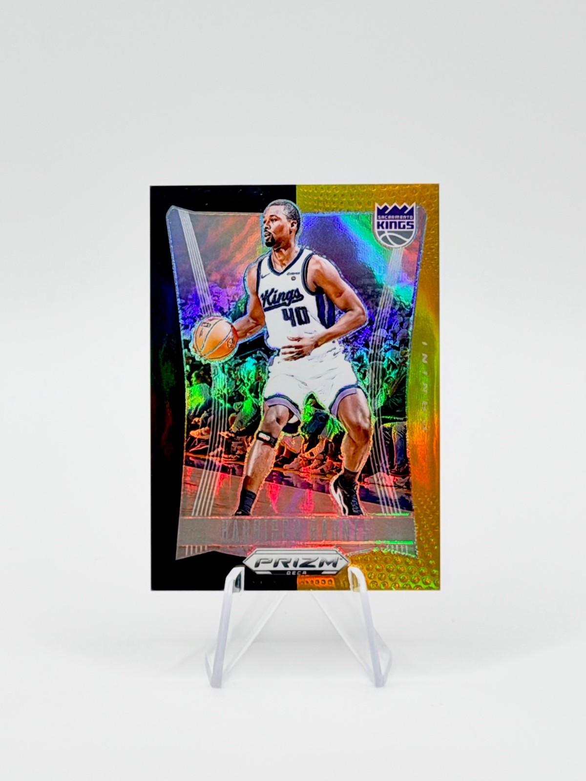 HARRISON BARNES 2023-24 Panini Prizm Deca #23 Black Gold Prizm 4/5