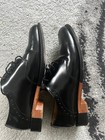 FREE SHIP The Office of Angela Scott oxford shoes, wingtip style, black, 40 EU — photo 4