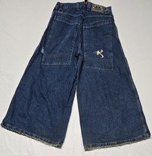 Vintage 90s Kik Wear Jeans USA Made Size 28. Extreme Wide Leg Rave Y2K