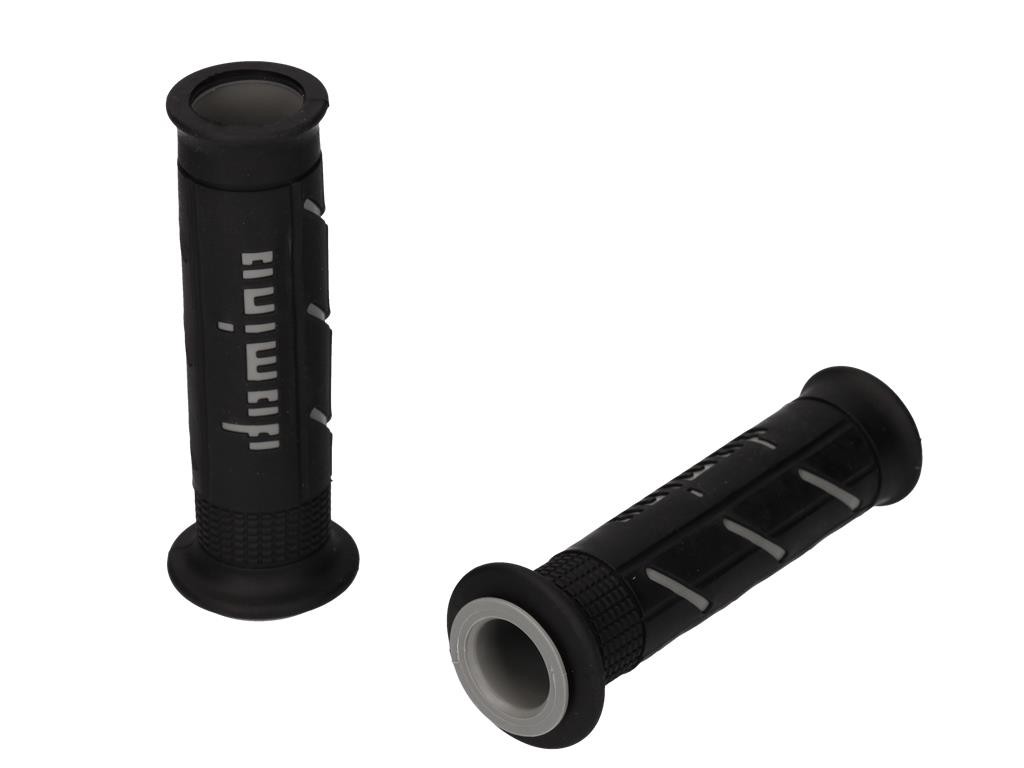 Domino XM2 Double Super Soft Handlebar Grips Open Black/Gray