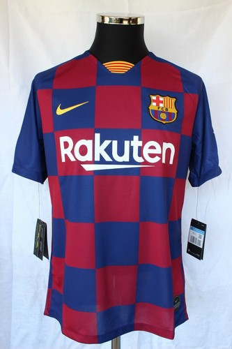 Maglia Barcellona 2019-2020 Nike a scacchi, colori Blu-Rosso