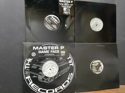 Master P - 4 Vinyl - Game Face, Ghetto D, I'm Bout It, Like A Jungle