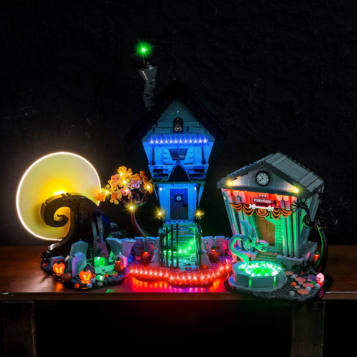 みぶりーグッズセット LED for LEGO 21351 Disney Tim Burton's The Nightmare Before