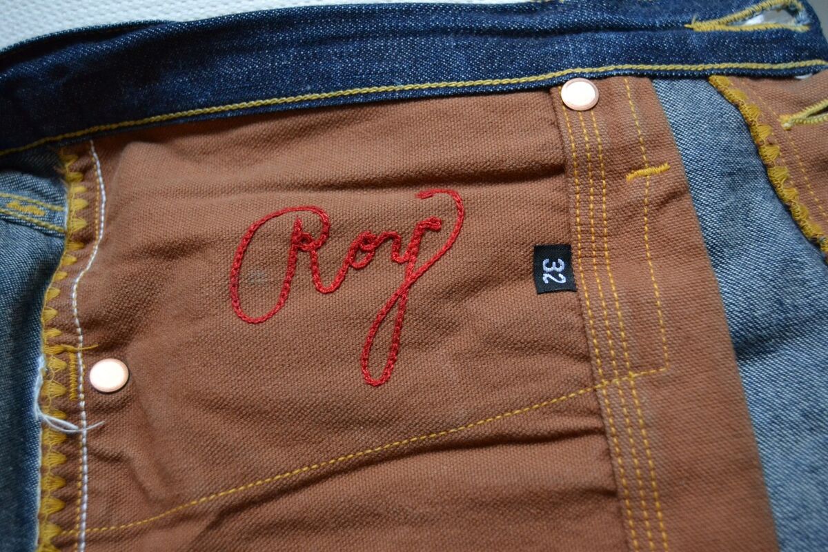 ROY First Edition Big Bro Jeans Selvedge Denim with Cinch ROY First Edition Big Bro Jeans Selvedge Denim with Cinch