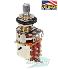 Genuine Bourns 500K Split Shaft Push-Pull Pot for Electric Guitar ( Pack of 1)