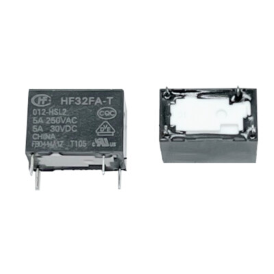 1PC HONGFA  HF32FA-T-012-HSL2 12VDC Power Relay 5A 250VAC 4Pins