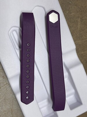 Fitbit Alta Fitness Bracelet Plum and Silver Large Fitbit Alta Fitness Tracker Silver/Plum Large Smart Watch | eBay main image 4