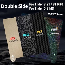 3D Printer Build Plate PEI 235x235mm for Creality K1/Ender-3 S1/Ender-3 S1 Pro
