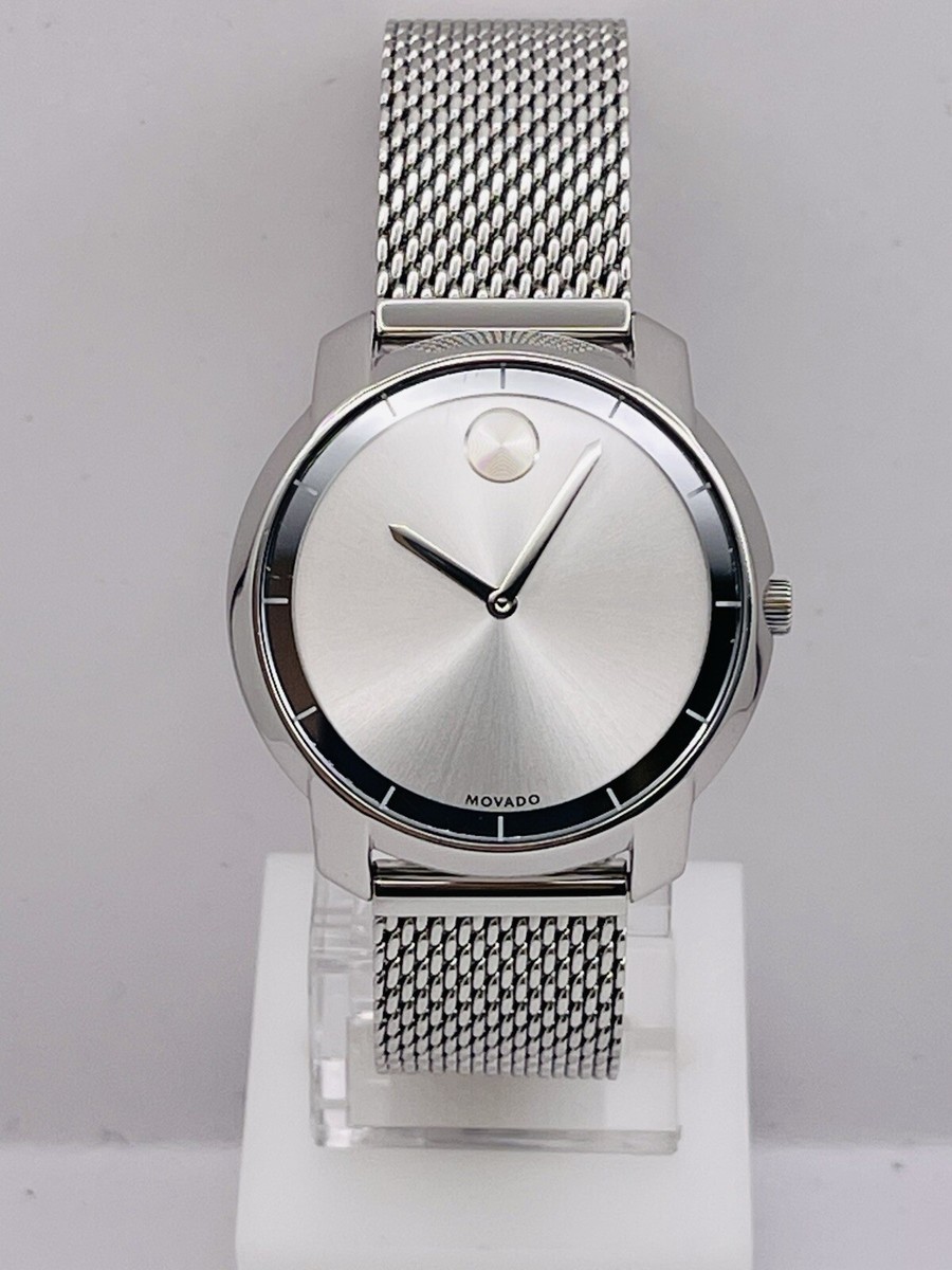 COPY - NEW in Box MOVADO BOLD 36mm Watch Silver Mesh Band $500 Nordstrom Luxury COPY - NEW in Box MOVADO BOLD 36mm Watch Silver Mesh Band  main image 3