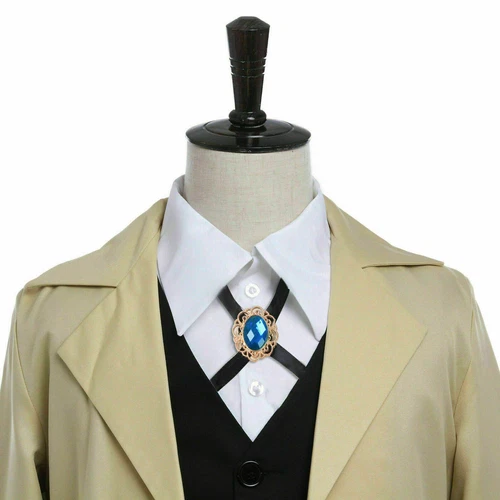 Bungou Stray Dogs Osamu Dazai Cosplay Costume Uniform Comic-con Halloween Wig - Bild 5 von 13