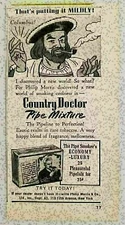 1947 Print Ad Country Doctor Tobacco Mixture Columbus Smokes Pipe Philip Morris