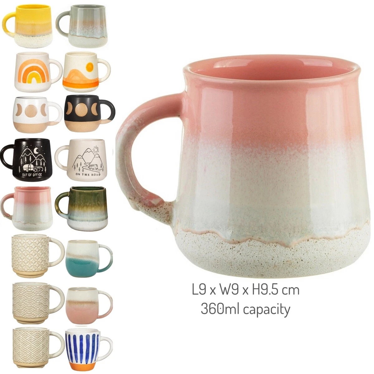 Earthenware mugs 2024