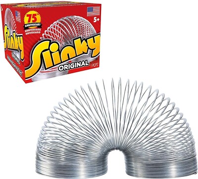 Premium Classic Metal Slinky Walking Spring Educational Fidget Spring ...