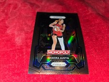 2024 WNBA MONOPOLY PRIZM #3 SHAKIRA AUSTIN MYSTICS BROWN 161/249