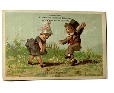 Victorian Jewelers Trade Card Jaccard Silversmiths Watches Pottery St Louis B23
