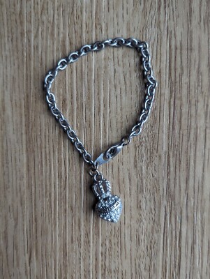 Juicy Couture Heart Bracelet Vintage Y2K JUICY COUTURE Silver