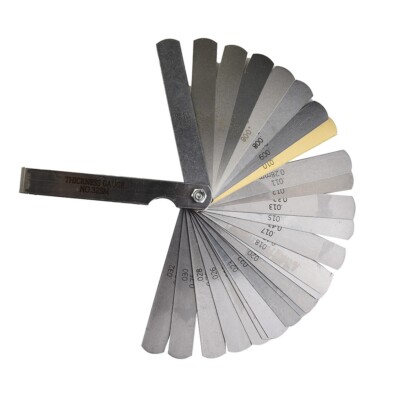 32 Blade Feeler Gauge Metric &SAE Dual-Reading Combination Gap Thicknes Measure