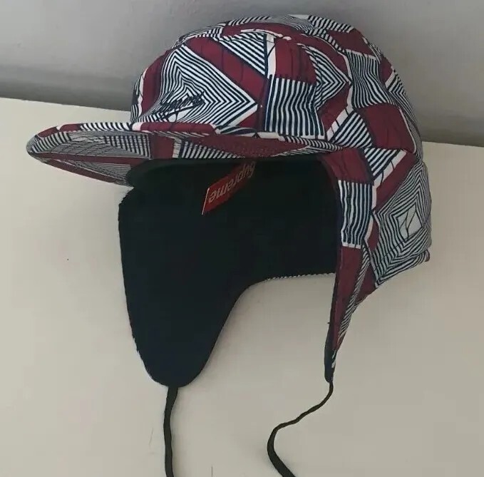 FW12 Supreme African Trail hat S/M small medium cap earflap 