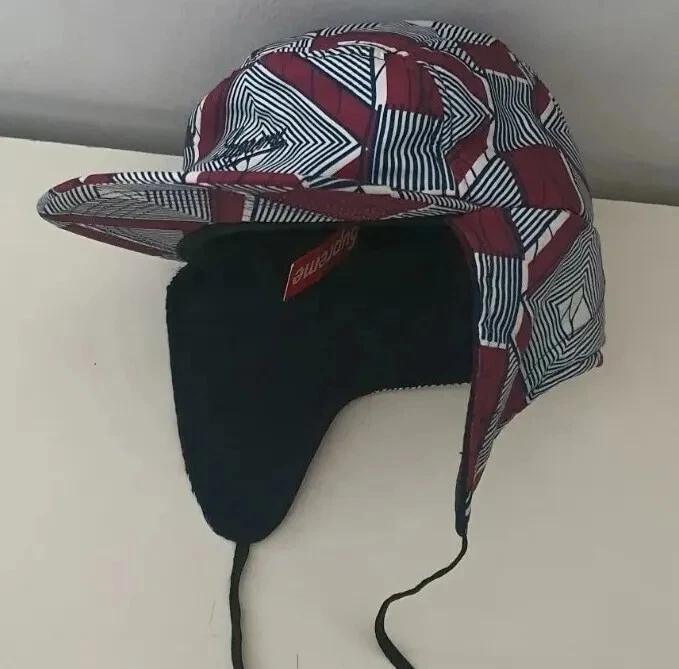 FW12 Supreme Afrikanische Trail Hut S/M Small Medium Cap Ohrenklappe Retro 2012