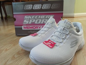 skechers summits women's shoes white