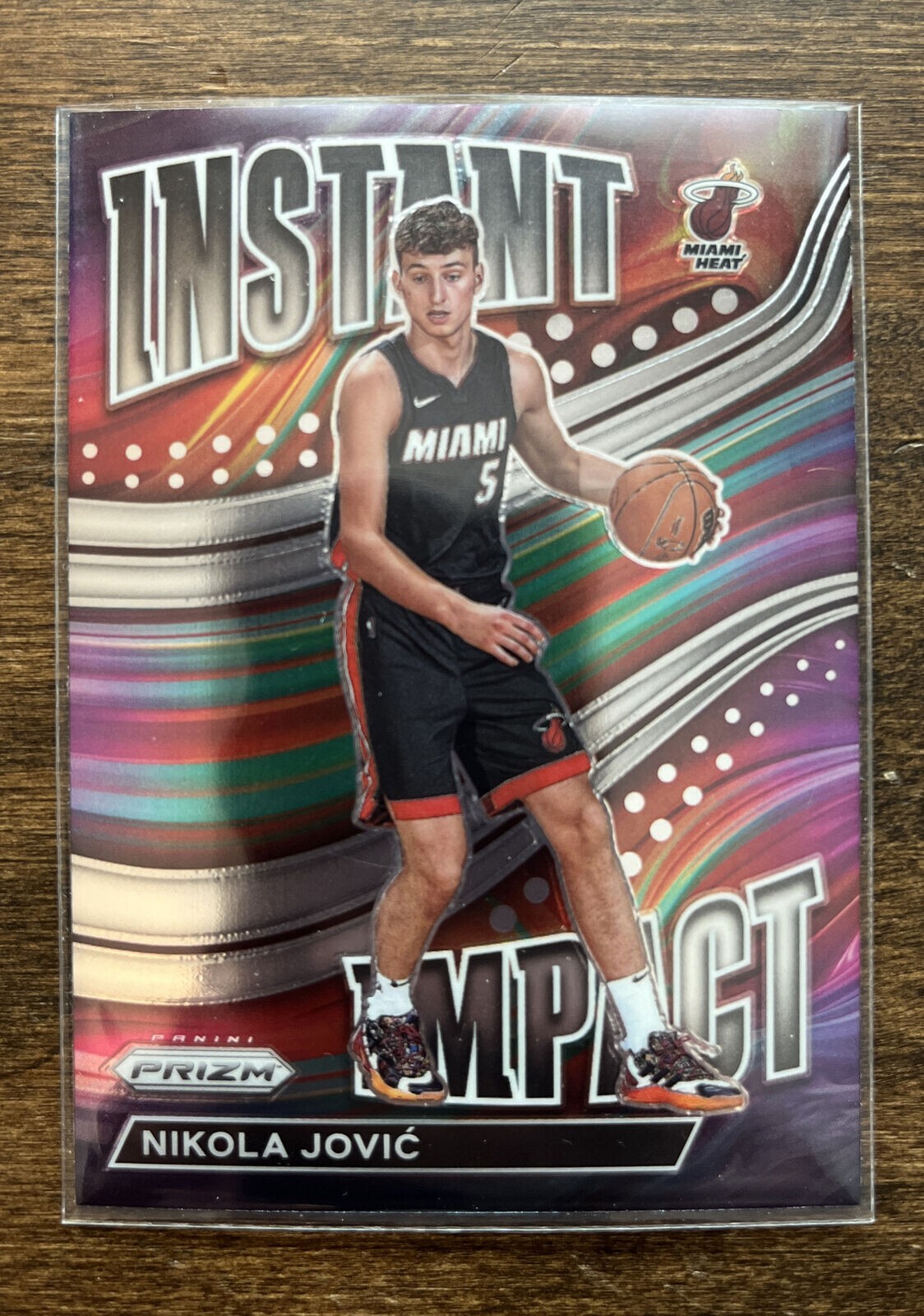 2022-23 Panini Prizm Nikola Jovic RC Instant Impact Rookie #7 Silver