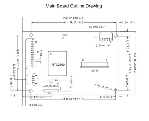 4 3"TFT Color LCD Display Module,w/VGA,AV Video Driving Board,Option Touch Panel - Picture 6 of 6