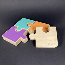 Lovevery Chunky Wooden Jigsaw Puzzle Development Toy Babies Toddlers Montessori