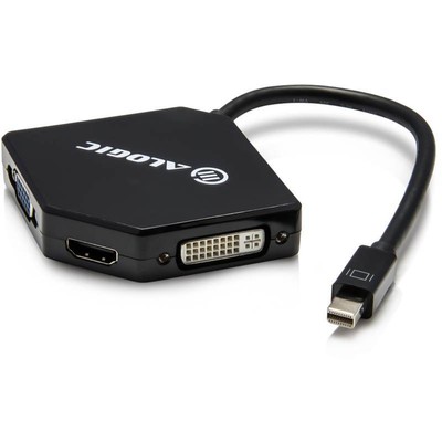 O-ALOGIC Mini DisplayPort to HDMI DVI VGA Adapter Male to 3 Female MDP-VGDVHD...