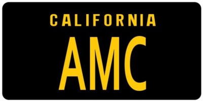 California American Motors AMC License Plate Style NEW Sign 18x36'' USA STEEL