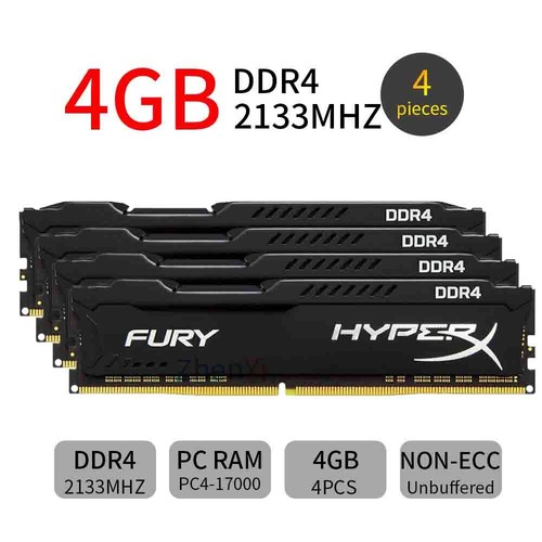 16GB 8GB 4GB For HyperX Fury PC4-17000 DDR4 2133MHz CL14 Memory Desktop RAM 1.2V - Picture 15 of 15