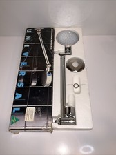 NOS UNIVERSAL Shower Head with Adjustable All Directional Arm, Chrome AUSTRALIA