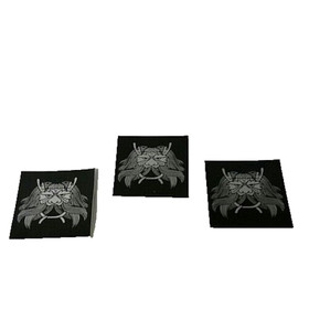 Japanese family crest DEMON  sticker set of ３