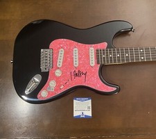 Halsey Signed autograph electric guitar singer Beckett COA