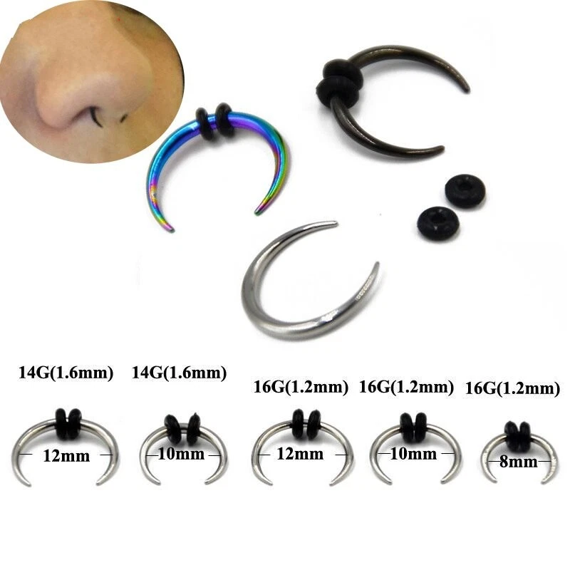 Buffalo horn septum online ring