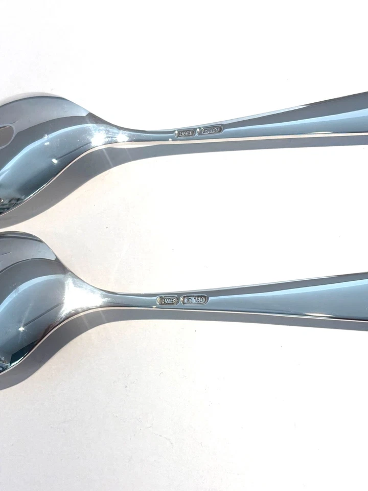 Robbe und Berking Dante Salatbesteck groß 23 cm lang 150g massiv versilbert R&B - Bild 4 von 4