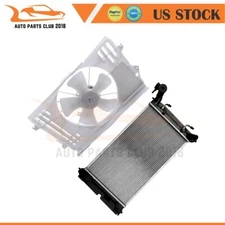 Radiator and Cooling Fan Assembly For 2003-2008 Pontiac Vibe 1.8L