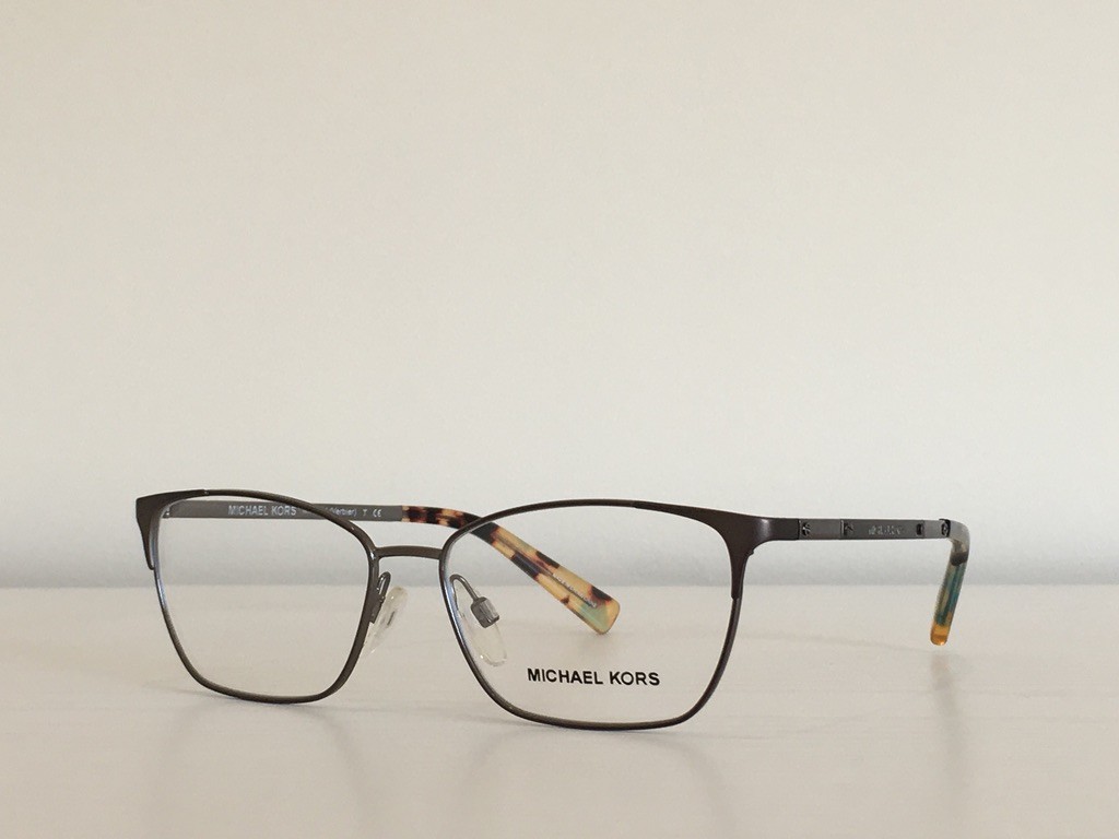 142 Michael Kors MK 3001 1025 Verbier Rectangle Gunmetal  display picture 1
