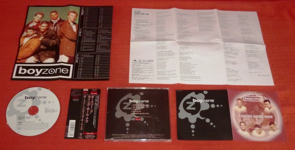 BOYZONE 5 TRACK JAPANESE MAXI-SINGLE CD - COMING HOME NOW - Image 4 of 4