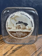 Oklahoma City Barteldes Seed company advertising paper weight 