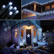 Solar Powered String Lights 100-200 LED Outdoor Garden Wedding Party Tree Lights
