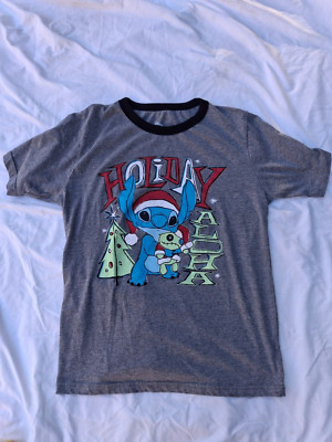 Disney Lilo & Stitch Holiday Aloha T-Shirt Size S/CH