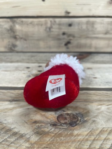 TY Jingly Lebkuchenstrumpf Plüsch Schlüsselanhänger Beanie Baby Boos Urlaub Tasche Clip - Bild 6 von 6