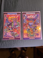 Dark Horse Comics Robo Wolf #1 & #2 by Jake Smith Boarded Comic Book Lot