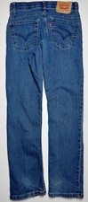 Levi  s 511 Slim Fit Jeans Mens 26x27 Blue Denim 12 Reg Adjustable Waist Straight