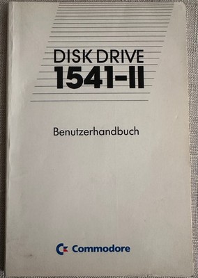 DISK DRIVE 1541-II Benutzerhandbuch von Commodore