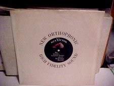 RARE SLEEVE RCA VICTOR 12 INNER SLEEVE ONLY NO RECORD 12 IN. VINTAGE ART FIGURES
