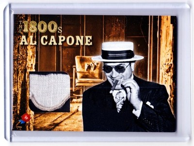 Al Capone 2023 Historic Autographs Personally Owned Linen Napkin Relic Card